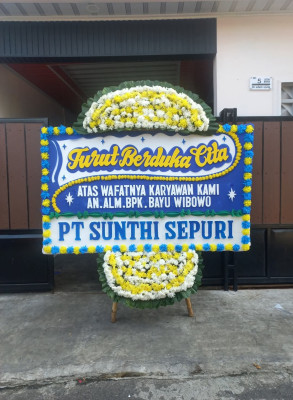 Papan Bunga Duka di Prembun