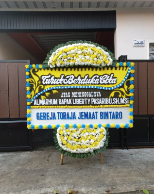 Papan Bunga Duka di Prembun